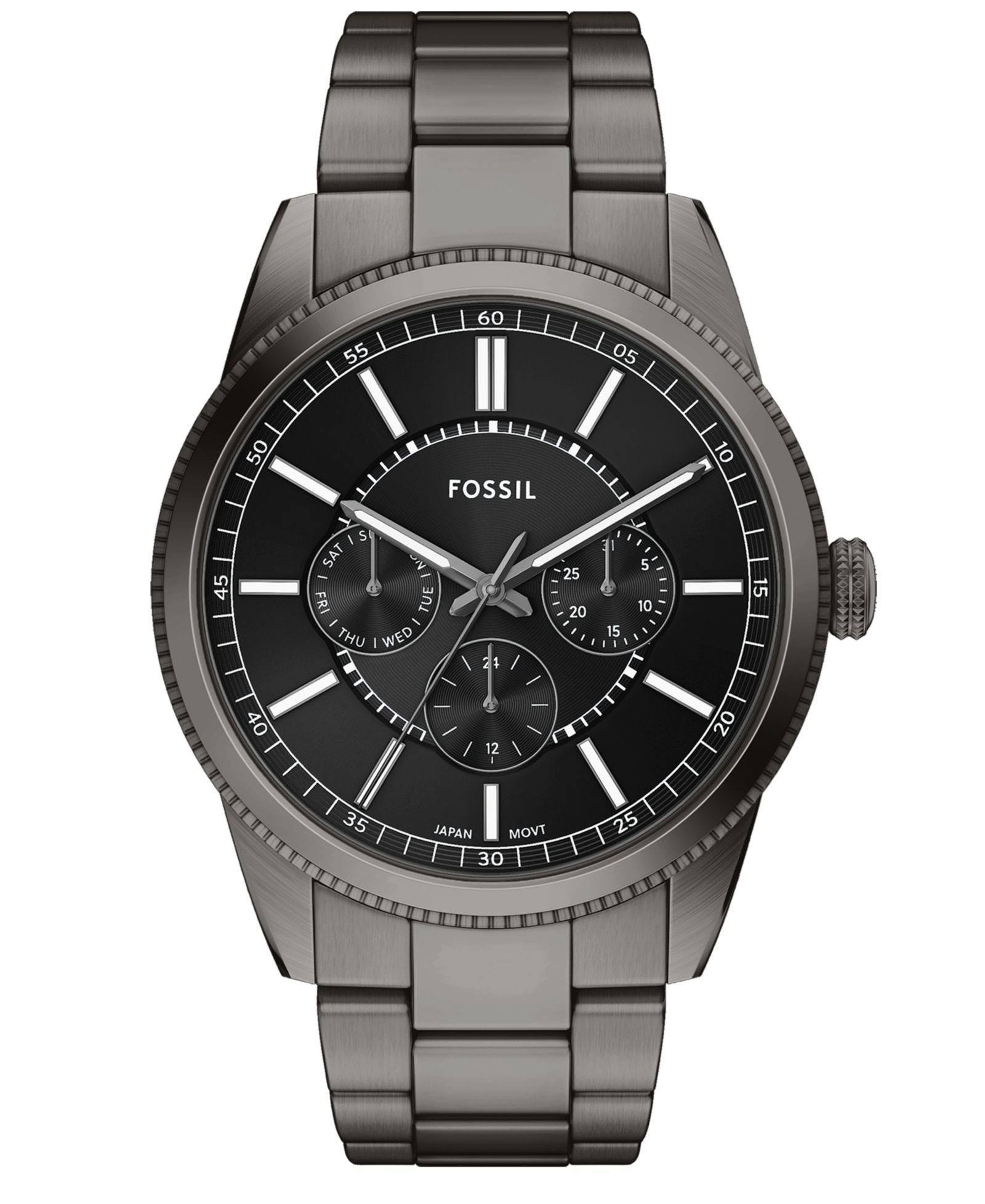 Fossil Мужские Pearson Multifunction Gunmetal Stainless-Steel Watch, 42mm