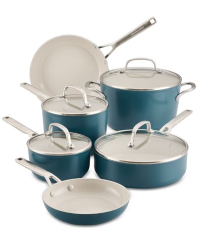 KitchenAid Hard-Anodized Ceramic Induction 10- Piece Cookware Set