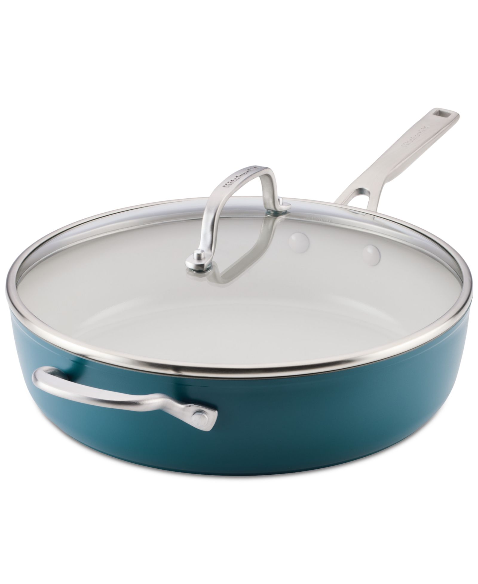 KitchenAid Hard-Anodized Ceramic Induction 5-Quart Sauté Pan with Lid