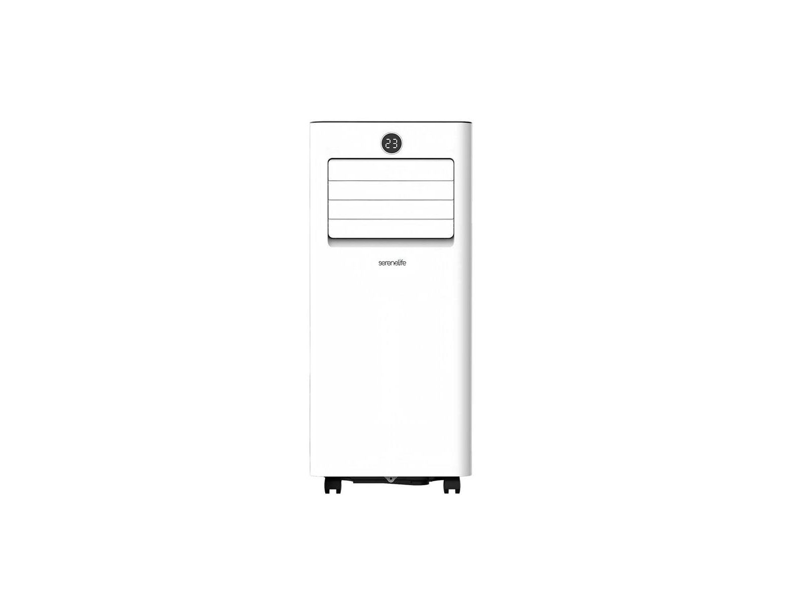 SereneLife Portable Air Conditioner - 8000 BTU Cooling Capacity (ASHRAE) Compact Home A/C Cooling Unit Only with Wifi Function  (White)
