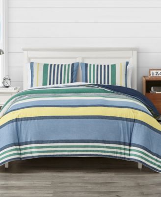 Nautica Dover Reversible 3-Piece Comforter Set, Full/Queen
