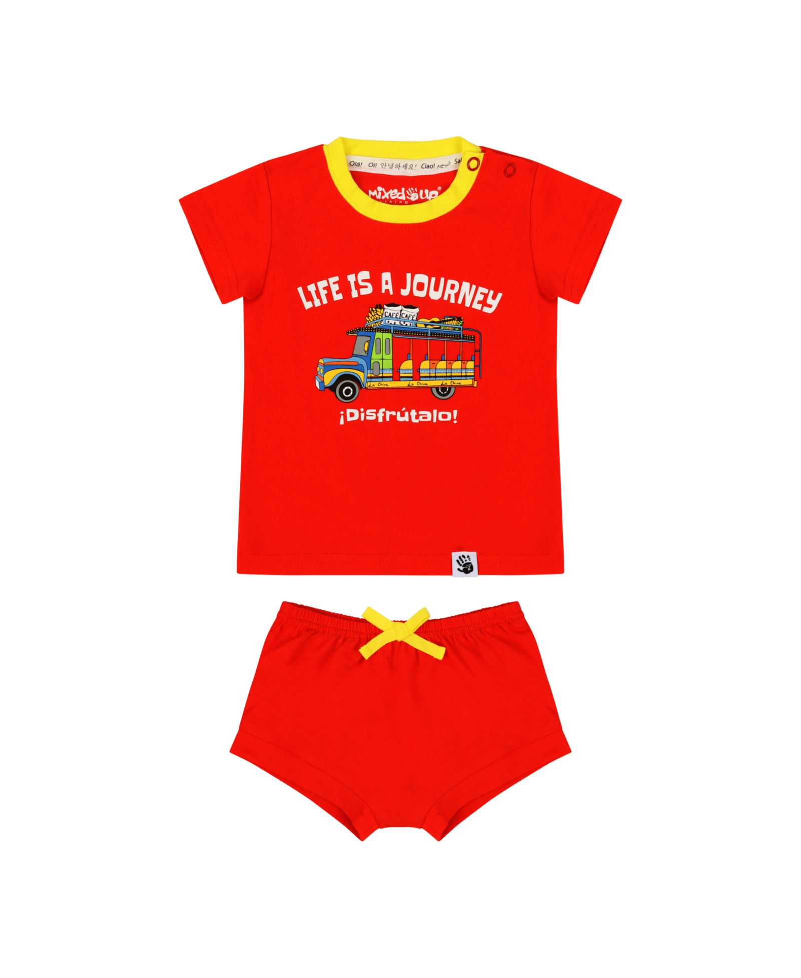 Mixed Up Clothing Baby Suave Tee and Bloomer Shorts Set