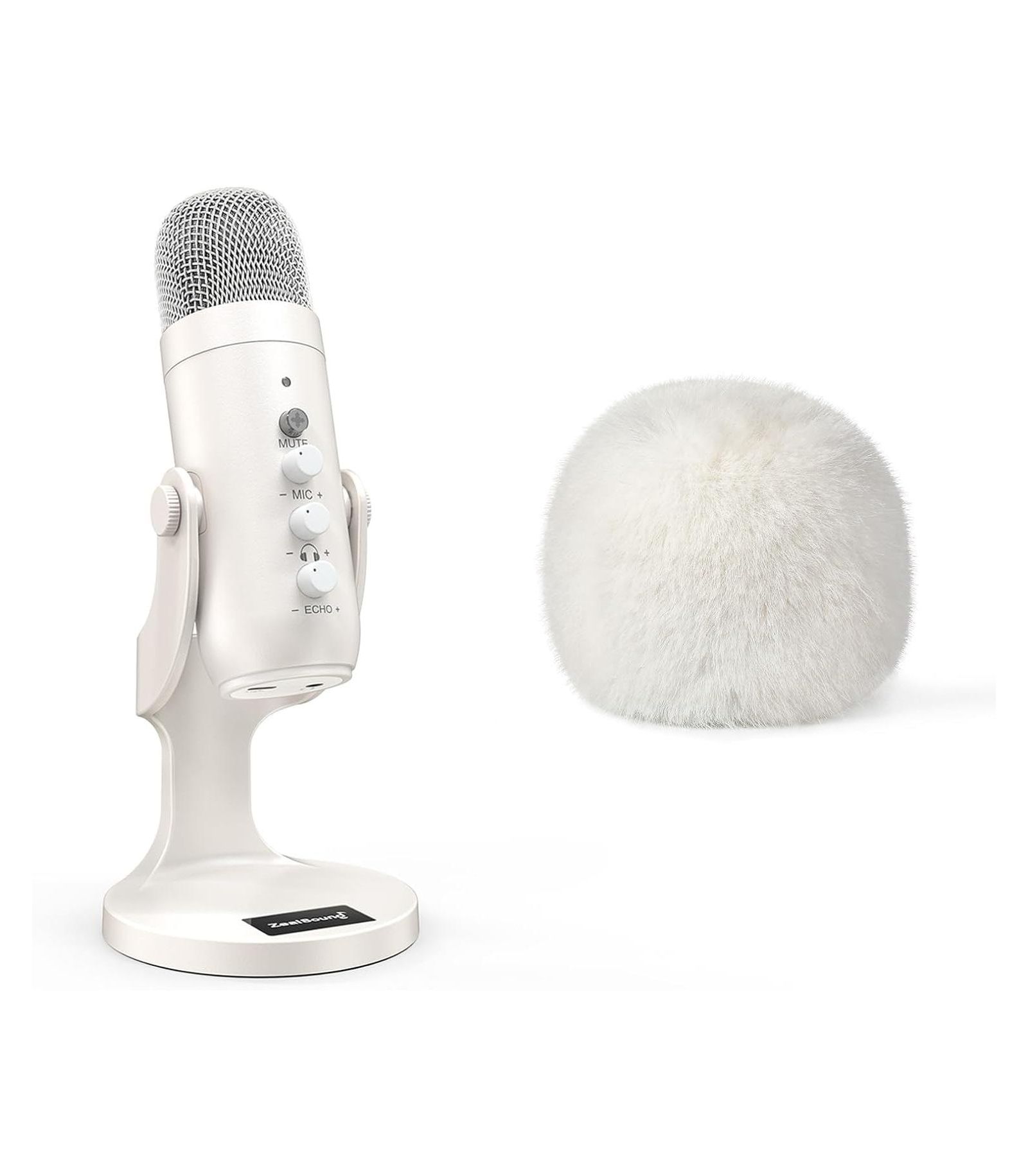 Zealsound k66w USB Gaming Microphone Bundle for PC, Mac, PS4, PS5, Mobile