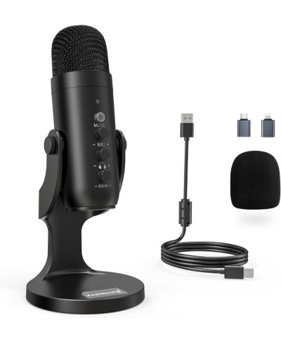 Zealsound Plug & Play USB Condenser Microphone for PC/Mac/PS4/PS5