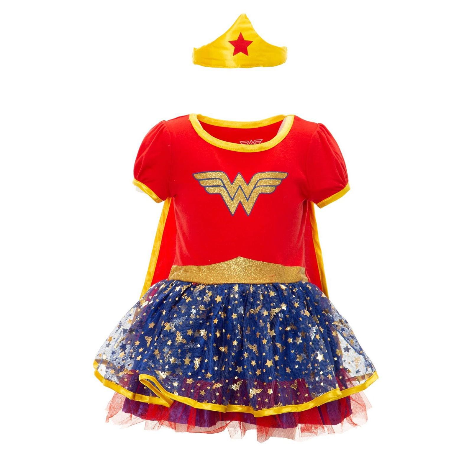 Детский костюм Justice League Wonder Woman Cosplay Tulle с накидкой и ободком