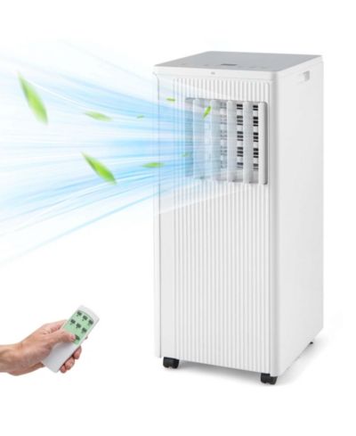 Costway Портативный кондиционер 3-в-1 10,000 BTU с охлаждением, вентилятором и осушителем
