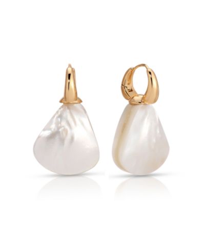 Серьги-подвески Ettika Sun-Kissed Mother of Pearl Drop