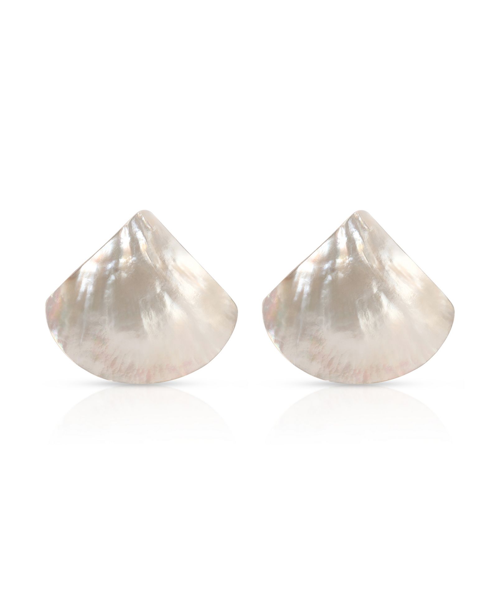Ettika Rising Tide Mother of Pearl Stud Earrings