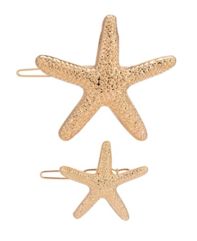 Набор заколок для волос Ettika Starfish Barrette Set