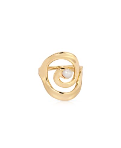 Кольцо Ettika Aura Swirl Statement