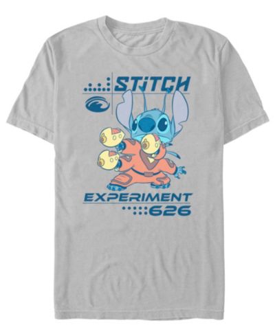 Lilo Stitch Мужская футболка с коротким рукавом Experiment 626