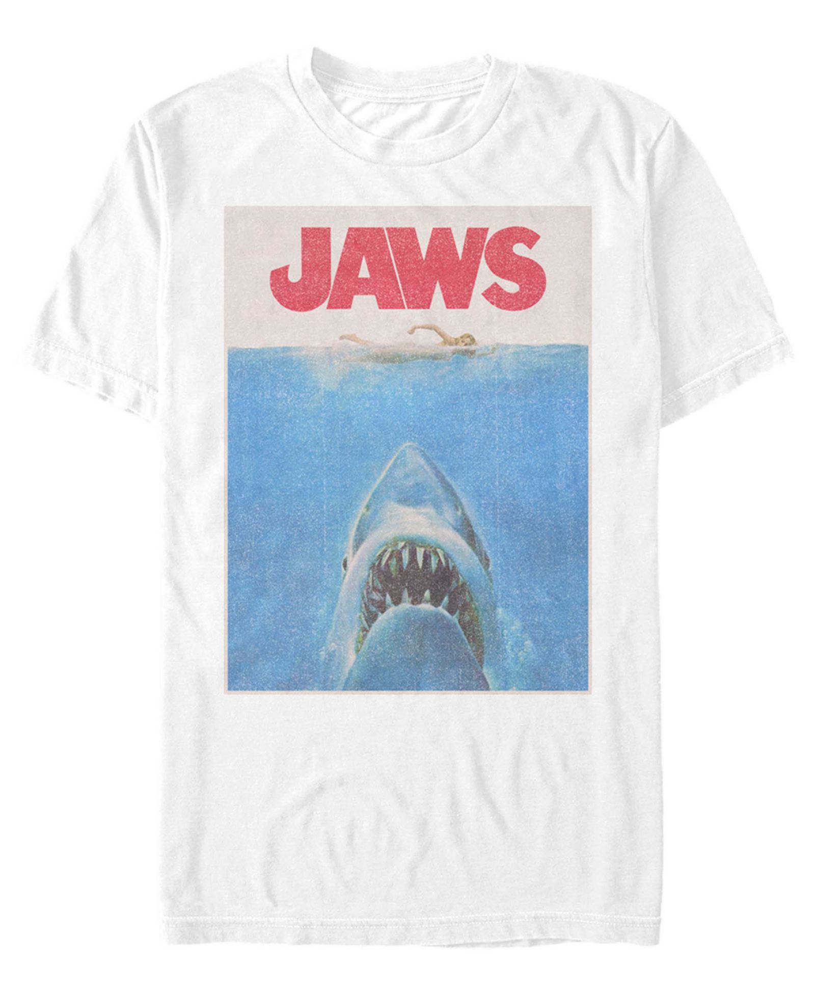 Мужская футболка Jaws Retro Jaws Poster Short Sleeve