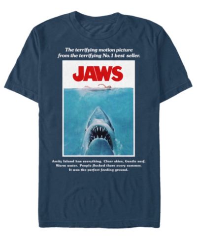 Jaws Men's Movie Poster Short Sleeve T-Shirt