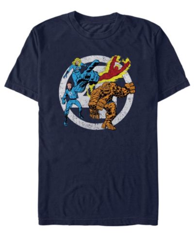 Футболка Fifth Sun Men's Marvel Fantastic Team Four Front Short Sleeve