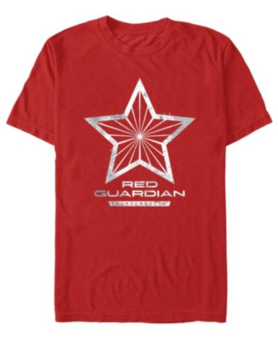 Fifth Sun Men's Red Guardian Logo Short Sleeve T-Shirt
