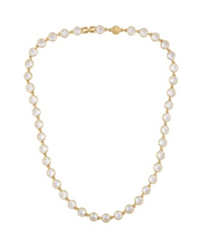 Подвеска Vince Camuto Gold Tone Cubic Zirconia Bezel