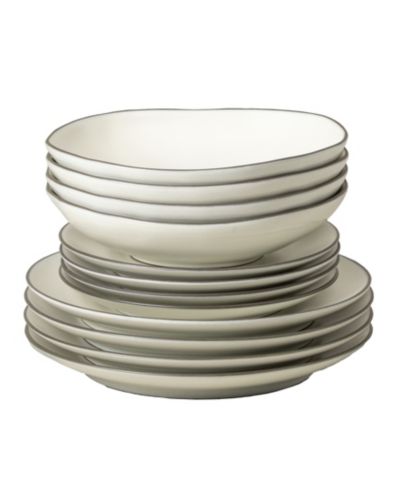 Casafina by Costa Nova Stacked 12 Pc. Dinnerware Set, Service for 4