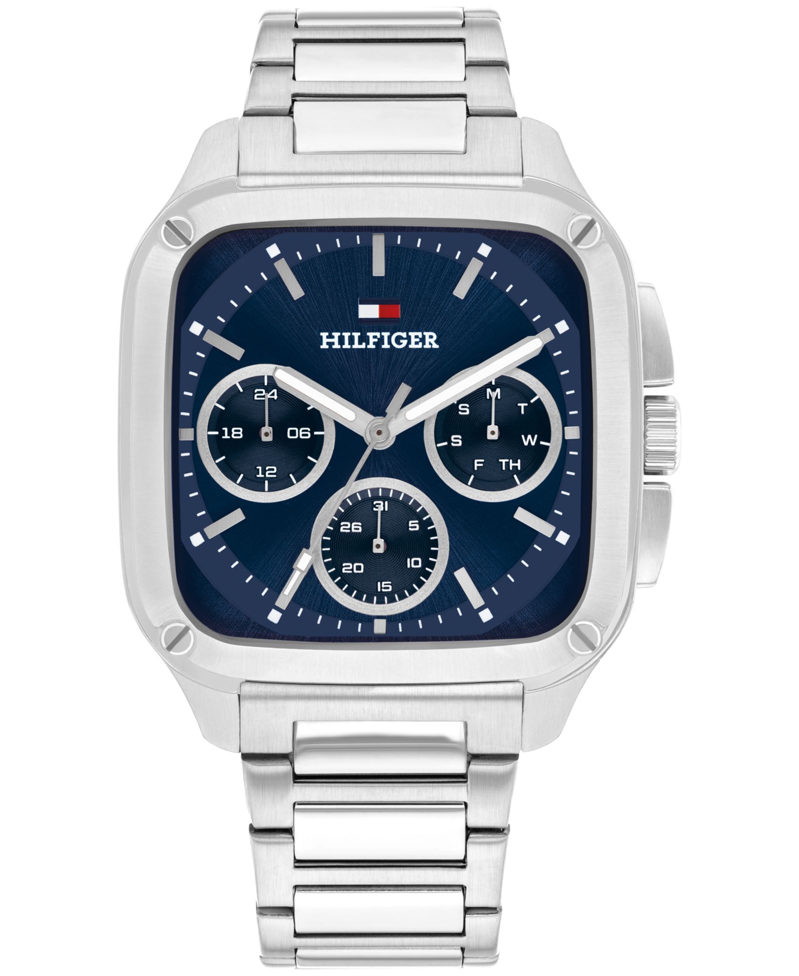Tommy Hilfiger Мужские наручные часы с браслетом из нержавеющей стали, 39mm