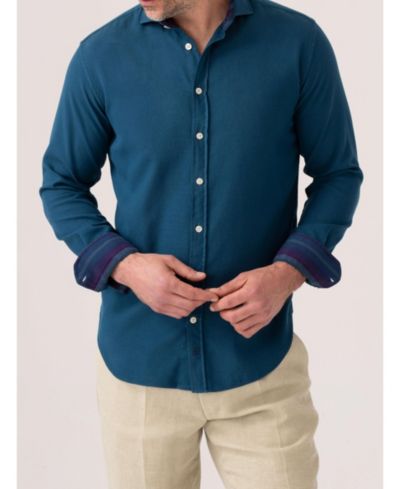 Koy Clothing Men's Kabisa Kikoy Cotton Long Sleeve Shirt