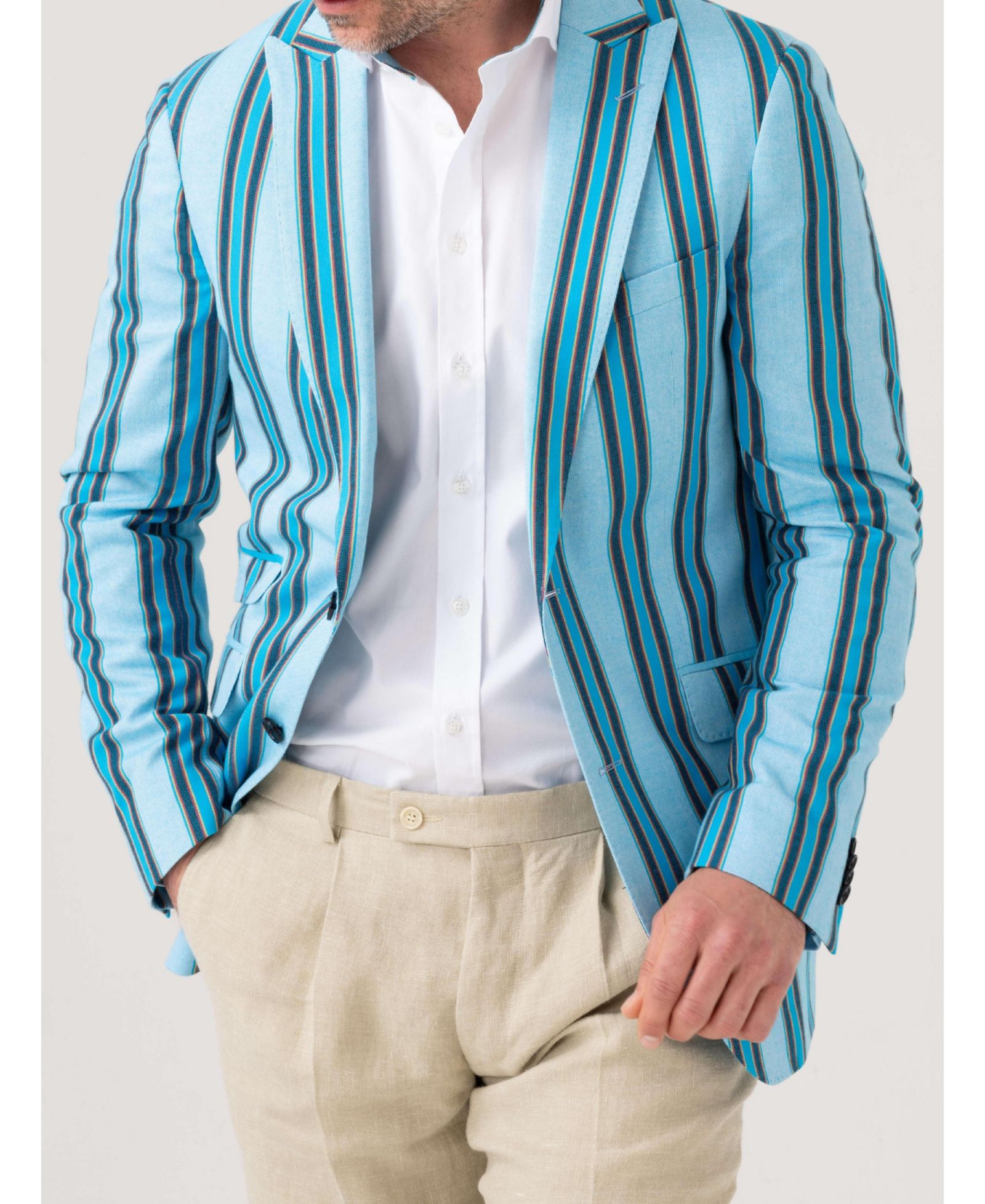 Мужской приталенный блейзер Koy Clothing Kikoy Cotton