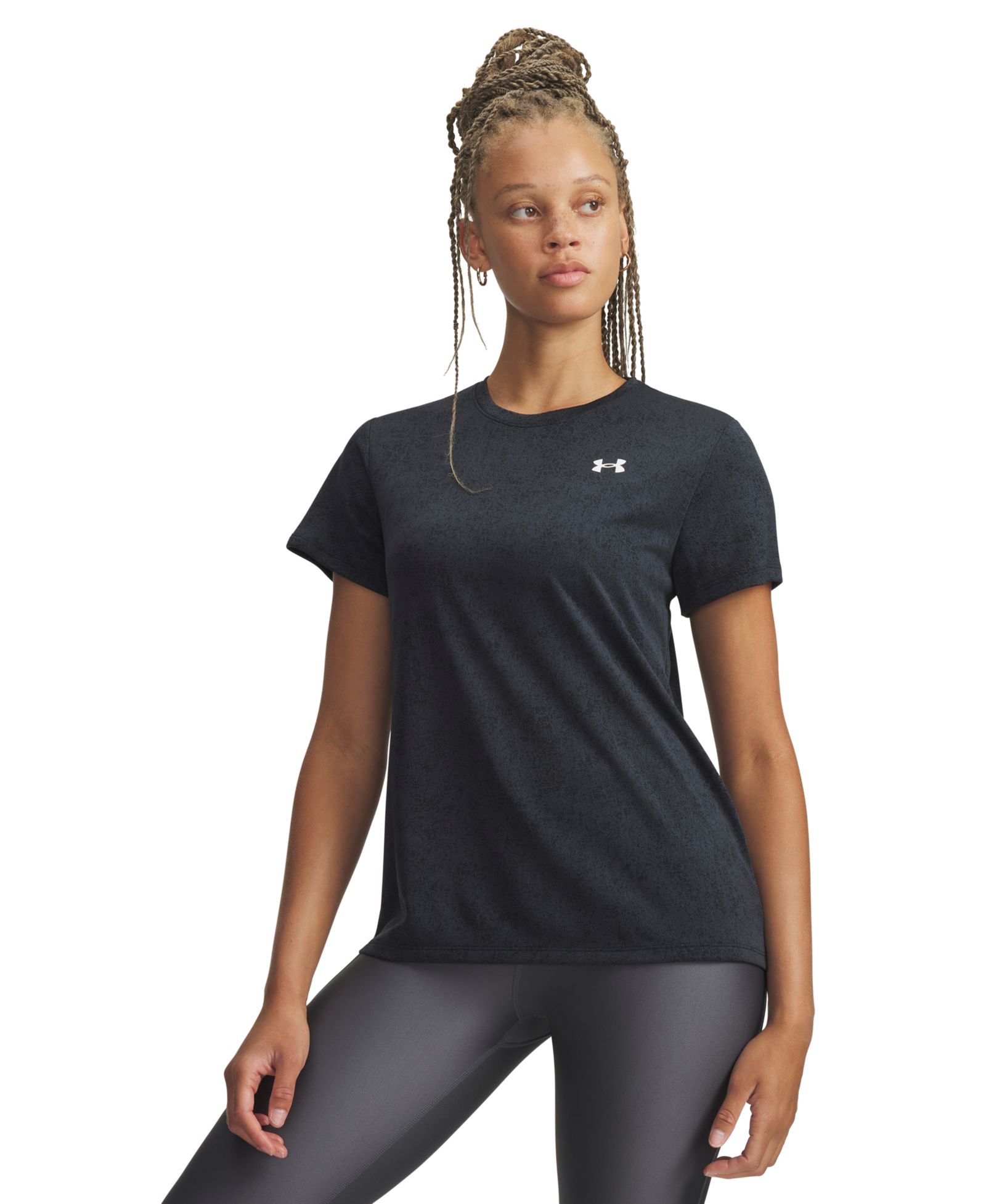 Женский топ Under Armour Tech Pixelate с коротким рукавом