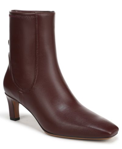 Franco Sarto Women's Tarrin Square Toe Zip Short Boots