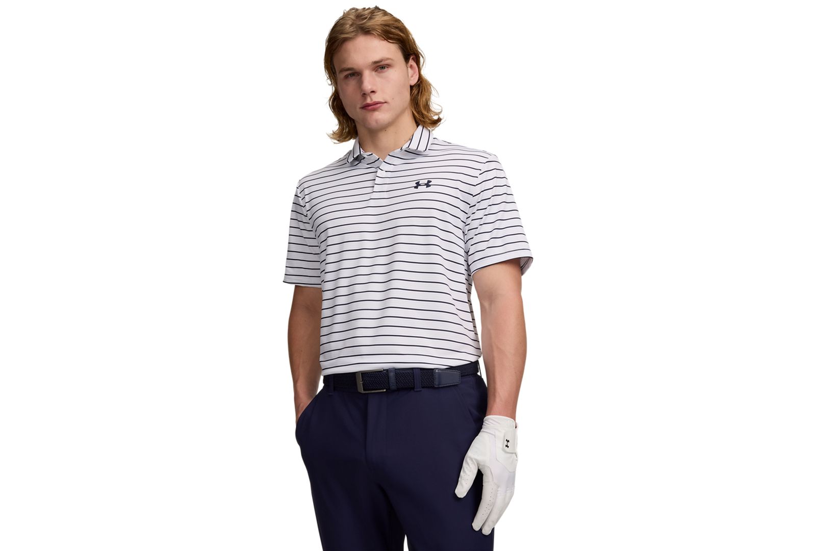 Under Armour Men's Matchplay Stripe Polo Shirt