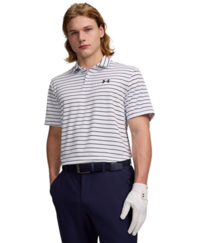 Under Armour Men's Matchplay Stripe Polo Shirt