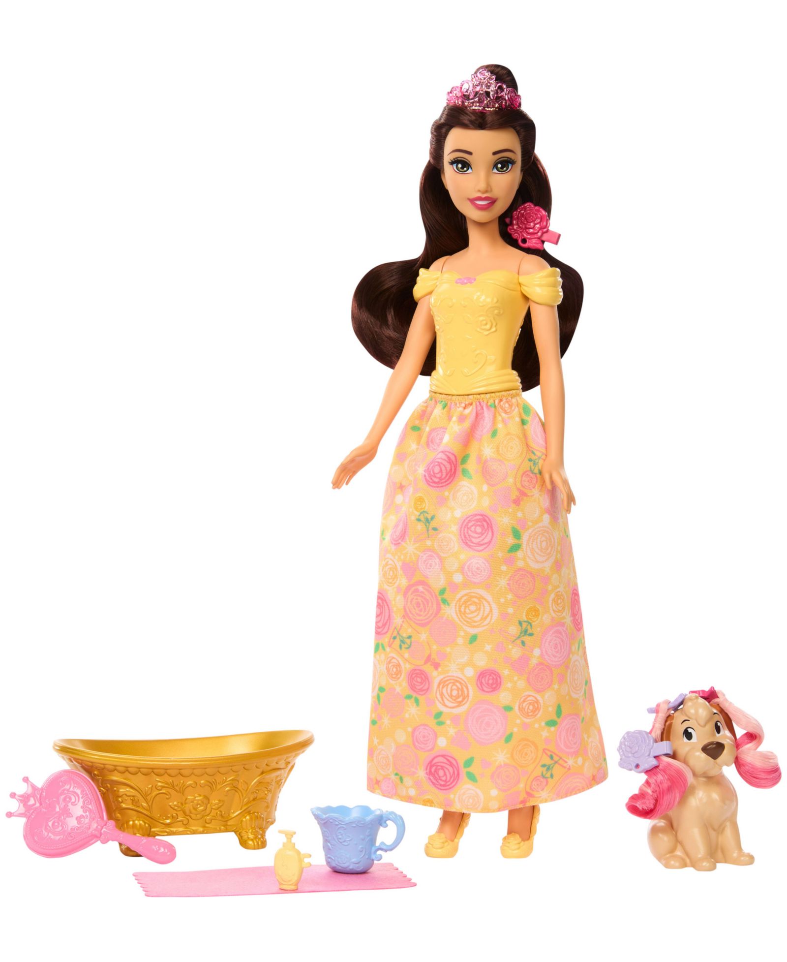 Кукла Disney Princess Belle и фигурка собаки