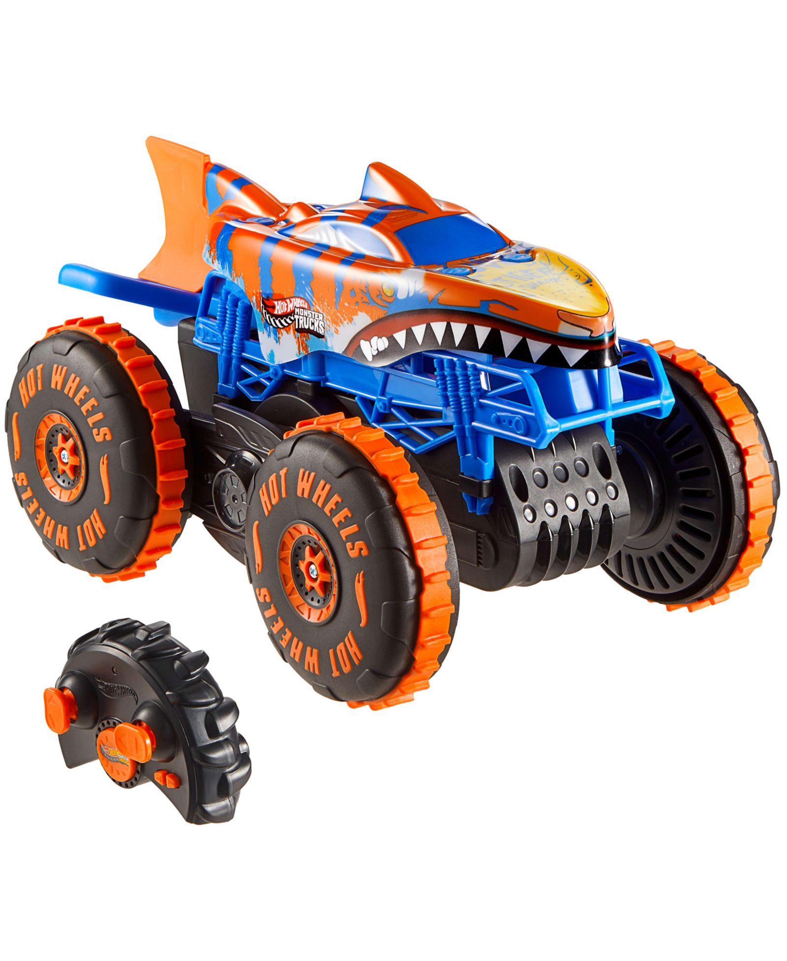 Игрушка Hot Wheels Monster Trucks Tiger Shark Climber RC Vehicle