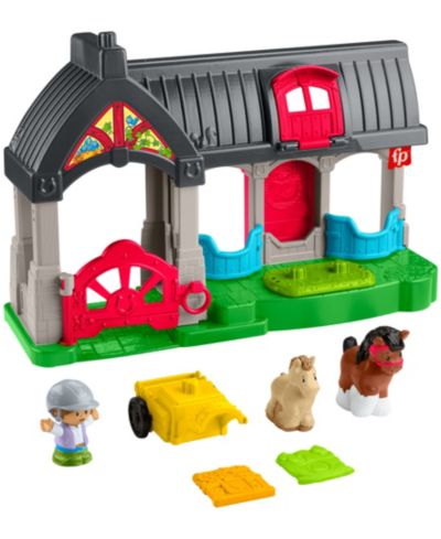 Little People Friendly Horses Stable 6-Piece Playset, Ages 1-5