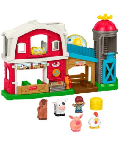 Little People игровой набор Caring Fun Animal Farm, 6 элементов