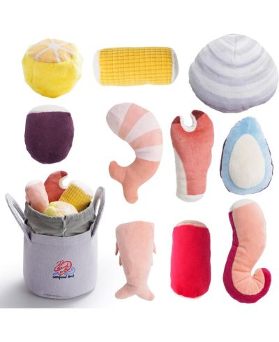 Nocciola Набор игрушек для собак Seafood Boil 10 PCS