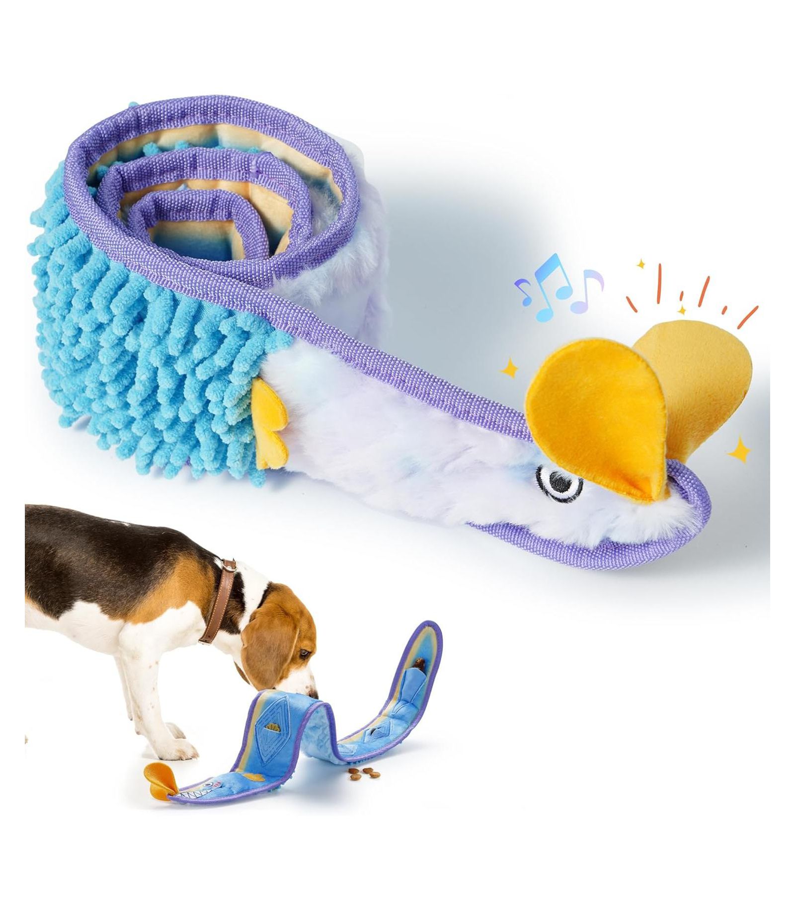 Игрушка для собак Nocciola Blue Ribbon Eel Snuffle