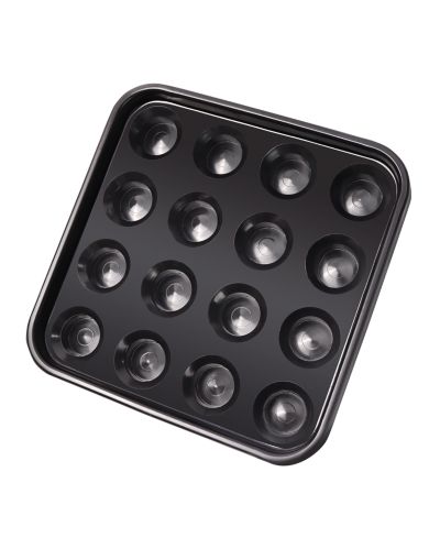 GSE Games & Sports Expert Black Plastic Billiard Ball Carrying Tray,  Pool Ball Storage Holder for 2.25-Inch Regulation Size Balls