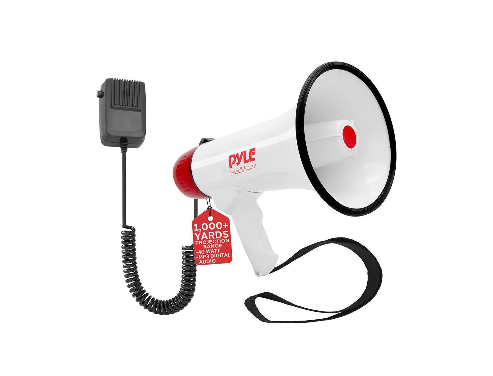 Pyle PMP48IR 40W Portable Rechargeable Megaphone