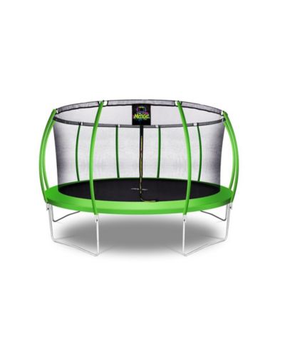 PlexaLife Набор уличного батута в форме тыквы с защитным ограждением, 15 FT - Green Apple