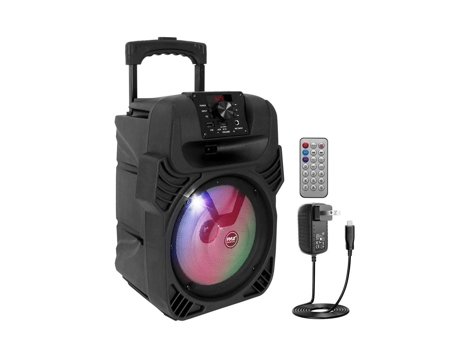Pyle PPHP844B Rechargeable Bluetooth Portable PA Speaker