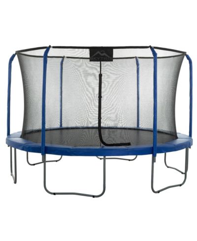 Plexalife Skytric 15 Ft Round Trampoline With Safety Enclosure, Supports up to 330 lbs., Ages 5+