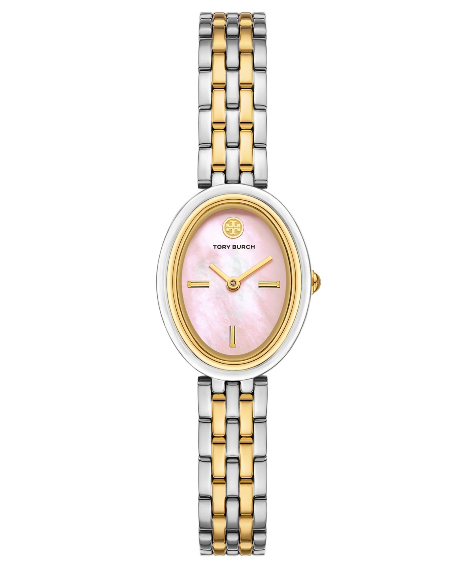 Tory Burch Женские часы The Oval Two-Tone из нержавеющей стали 28mm