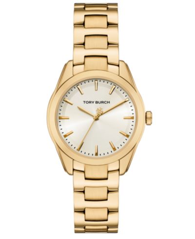 Tory Burch Женские часы The Miller Gold-Tone Stainless Steel 34mm