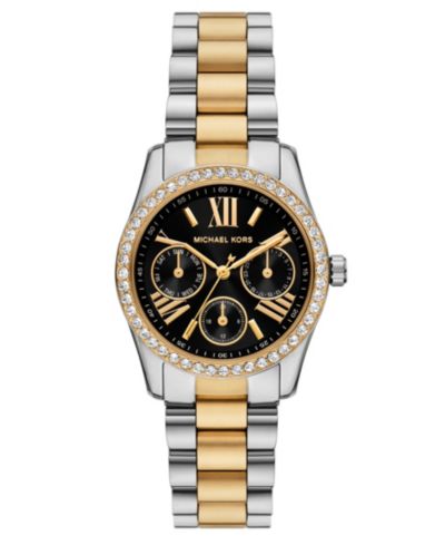 Женские часы Michael Kors Lexington Lux Multifunction Two-Tone Stainless Steel, 34mm