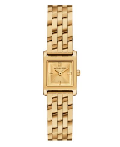 Женские часы Michael Kors Georgie Two-Hand Gold-Tone Stainless Steel 20mm