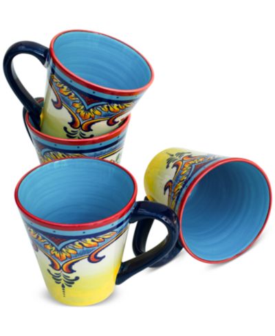 Набор кружек Euro Ceramica Zanzibar, 4 шт