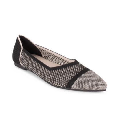 Tahari Women's Antigua Two-Toned Knit Flat