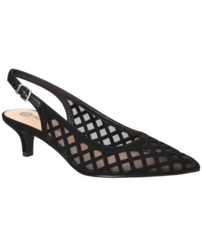 Bella Vita Women's Noel Slingback Pointed Toe Pumps