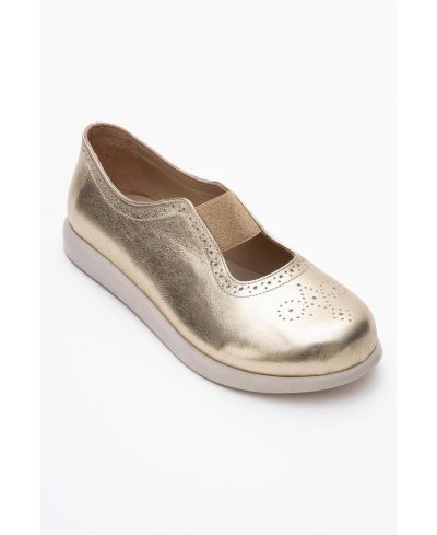 Gold leather