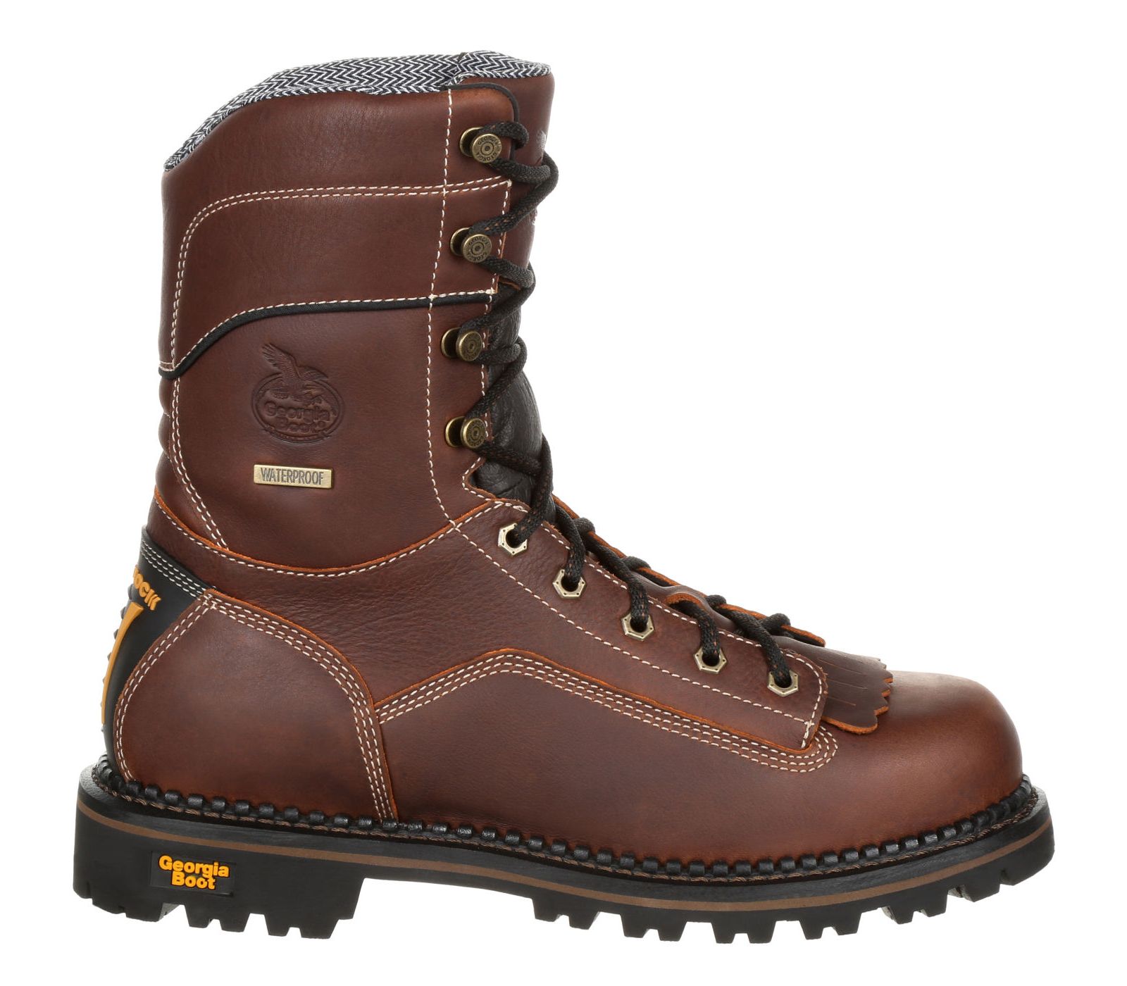 GEORGIA BOOT Men's AMP LT Logger Low Heel Waterproof Work Boot