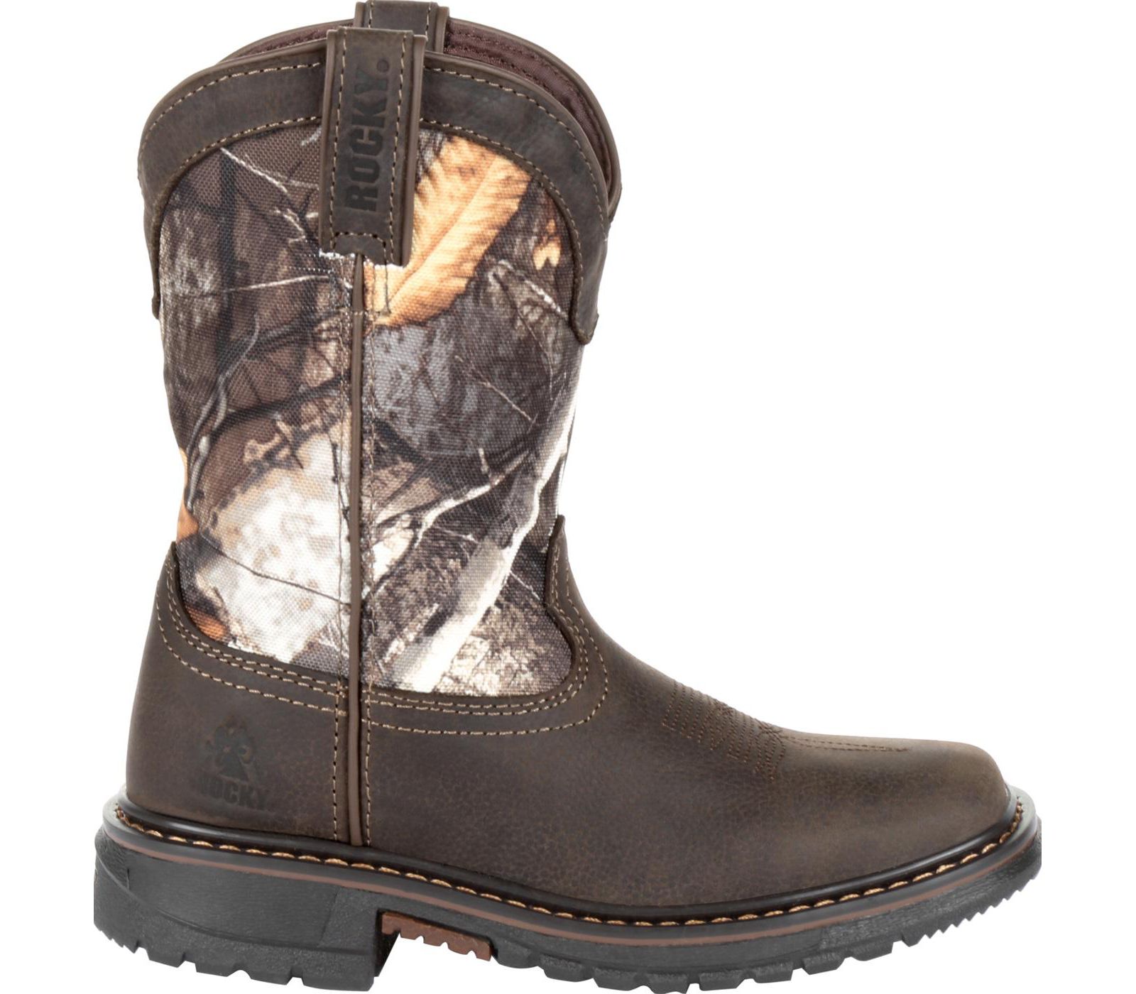 ROCKY Big Kids' Ride FLX Waterproof Western Boot