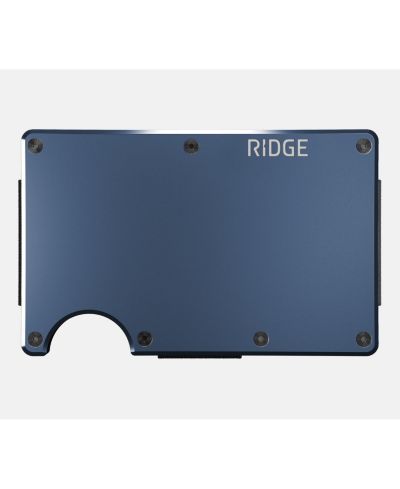 The Ridge Мужской кошелек RIDGE WALLET - Alpine Navy с ремешком для наличных